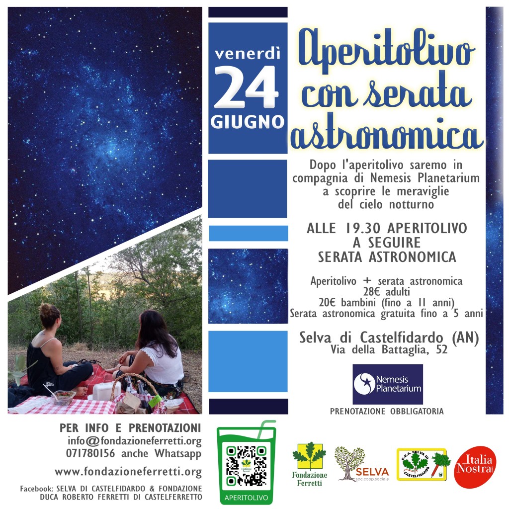 Aperitolivo con serata astronomica