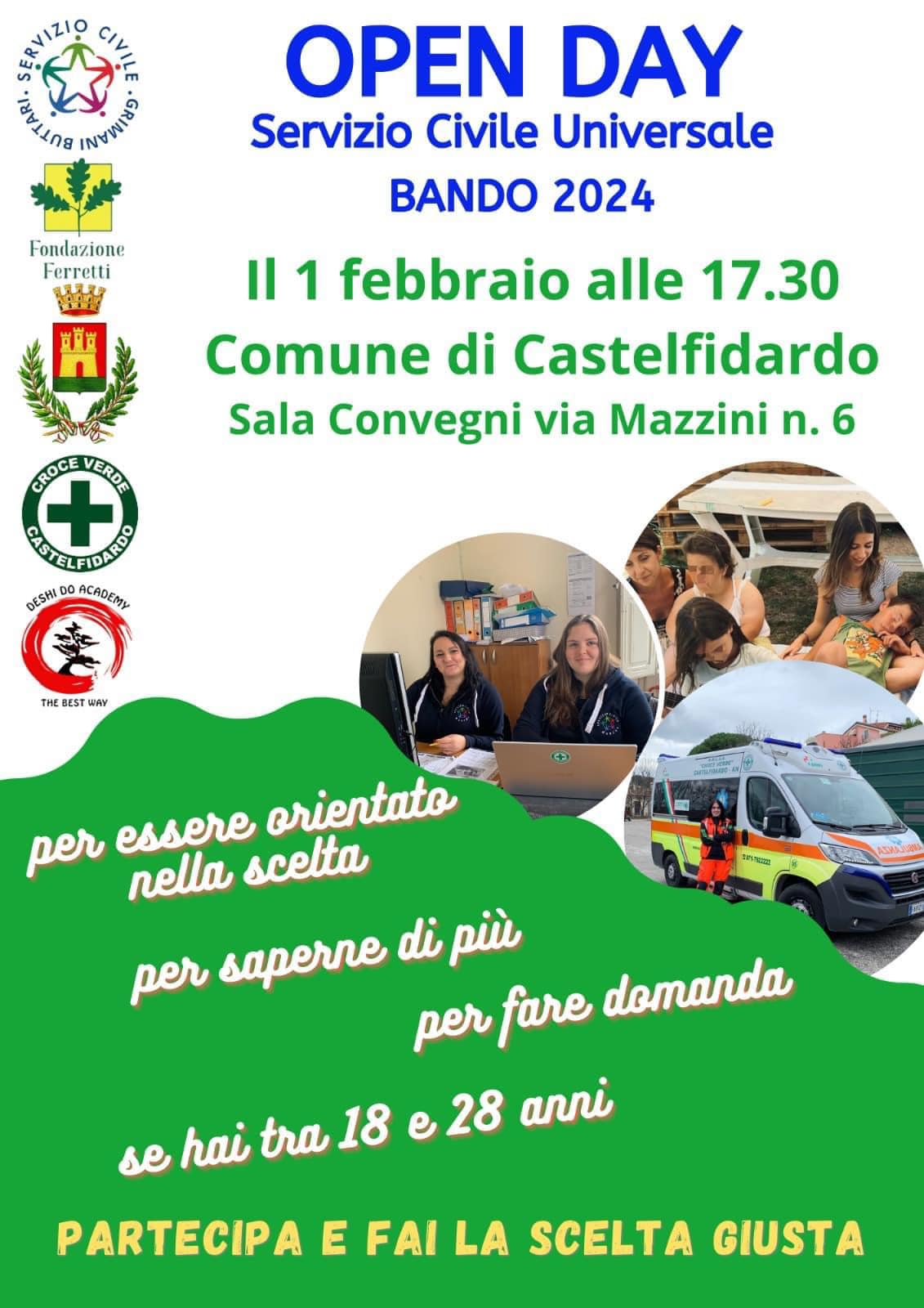 OPEN DAY SERVIZIO CIVILE